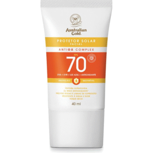 Australian Gold Protetor Facial Antiox Complex Ultra Fluido FPS 70, 40 mL