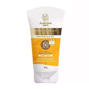 PROTETOR SOLAR AUSTRALIAN GOLD GEL CREME FACIAL FPS50 50G